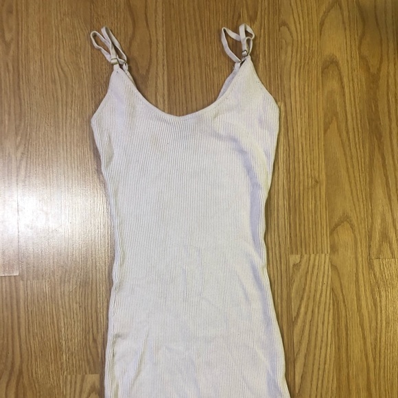 Pink ribbed dress - Picture 1 of 4